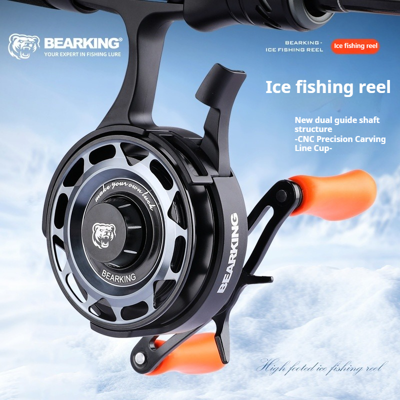 Ice Fishing Reel - Winter Ice Fishing Reel, Micro Front-Drag