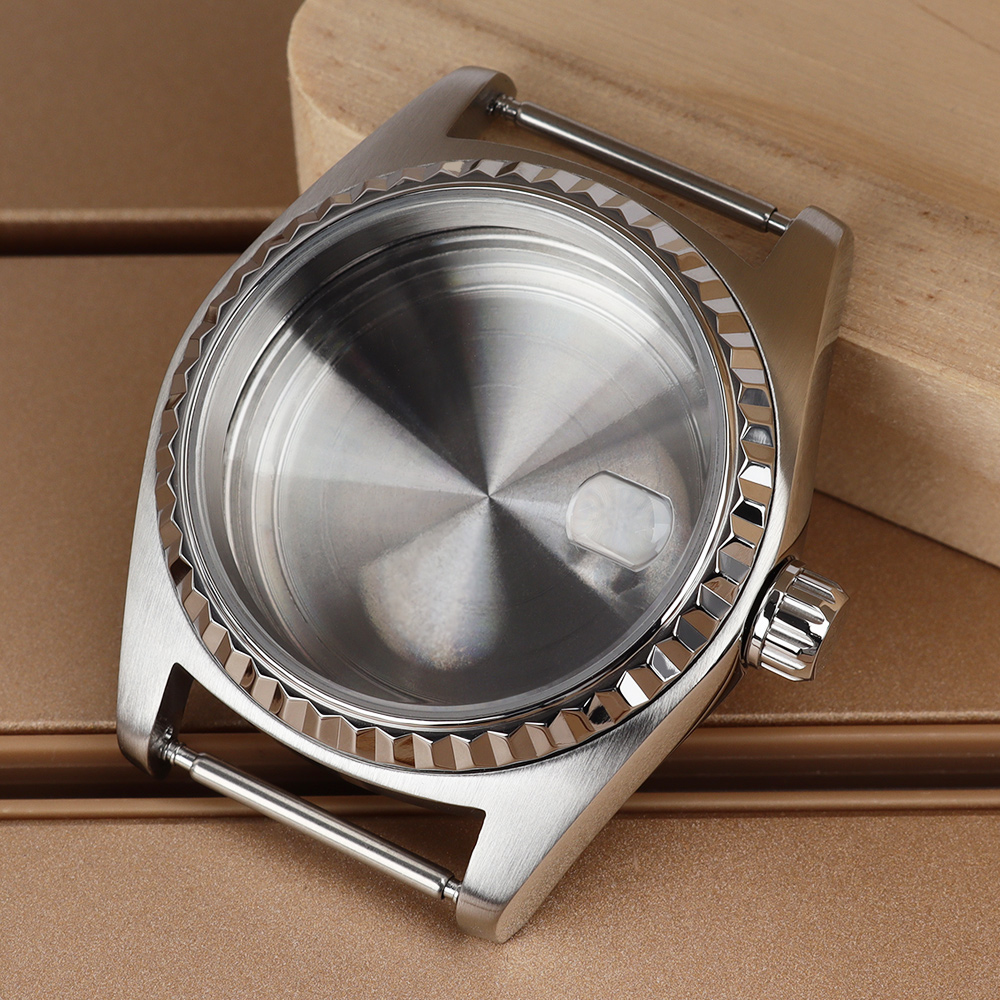 NH35 36 Silver Polished Watch  - đánh giá và giá Reel Case