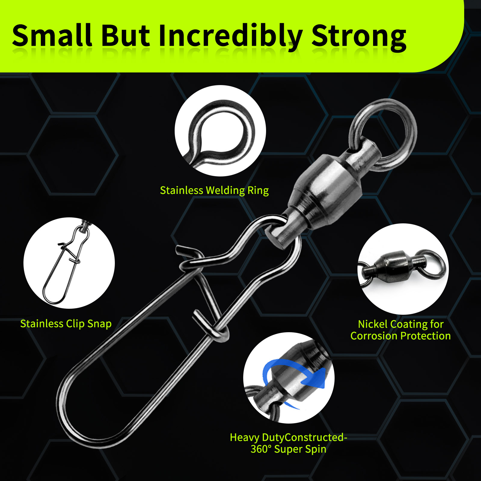 9KM 10PCS Ball Bearing Swivel  - đánh giá và giá Baitcasting Reel
