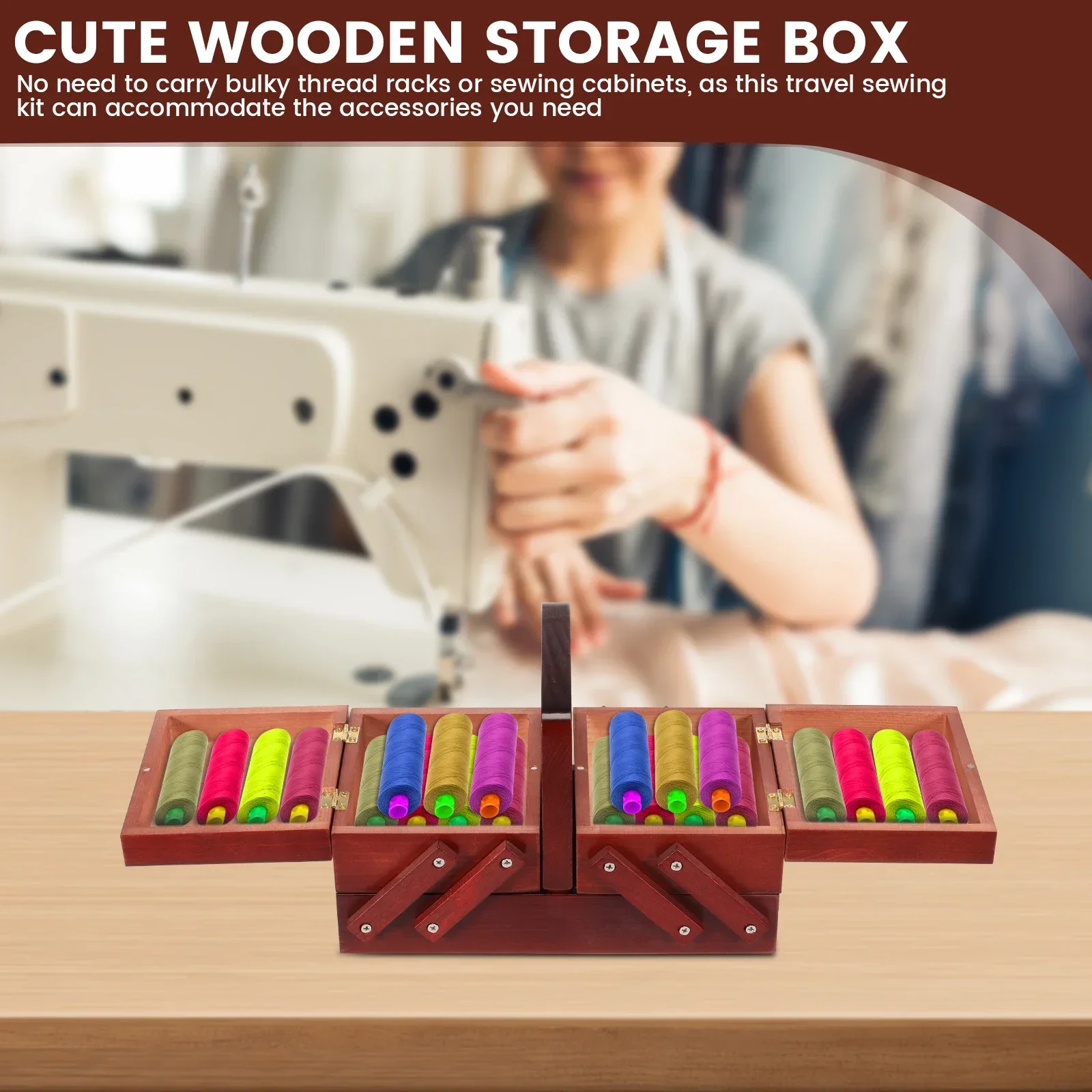 Expandable Sewing Thread Box W - đánh giá và giá Reel Case